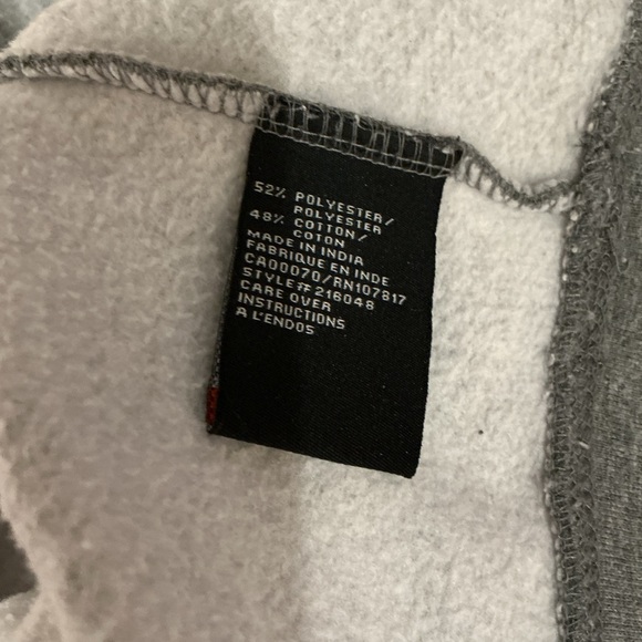 Brunette The Label Gray Crewneck Sweatshirt with White Logo - Picture 10 of 10